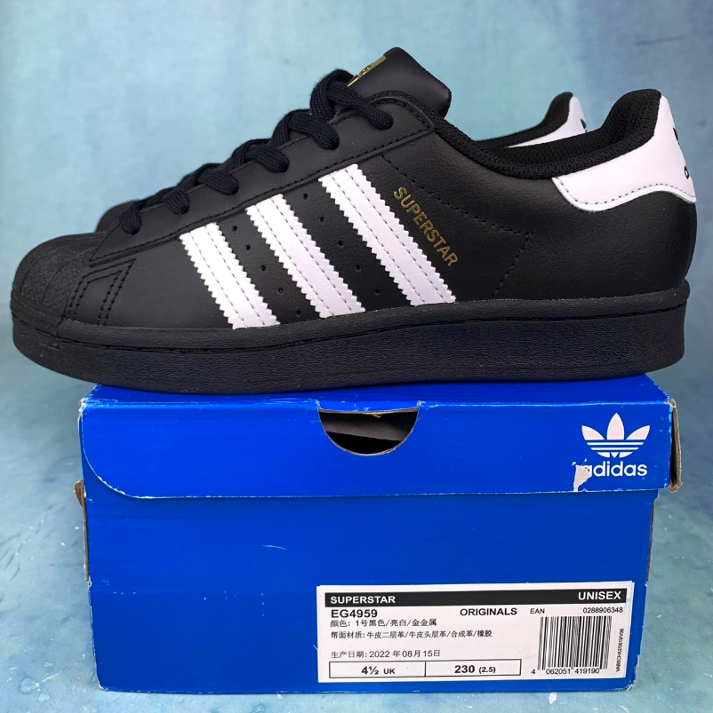 Originals Superstar White Black EG4959