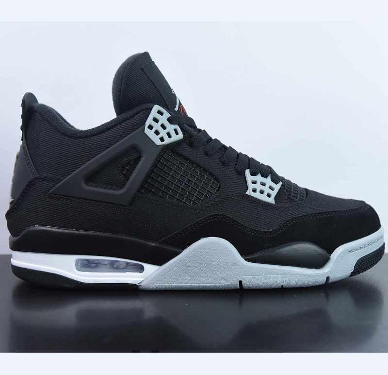 Air Jordan 4 Black Canvas DH7138-006