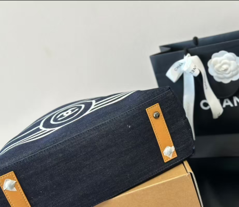 Chanel Black Beach Bag