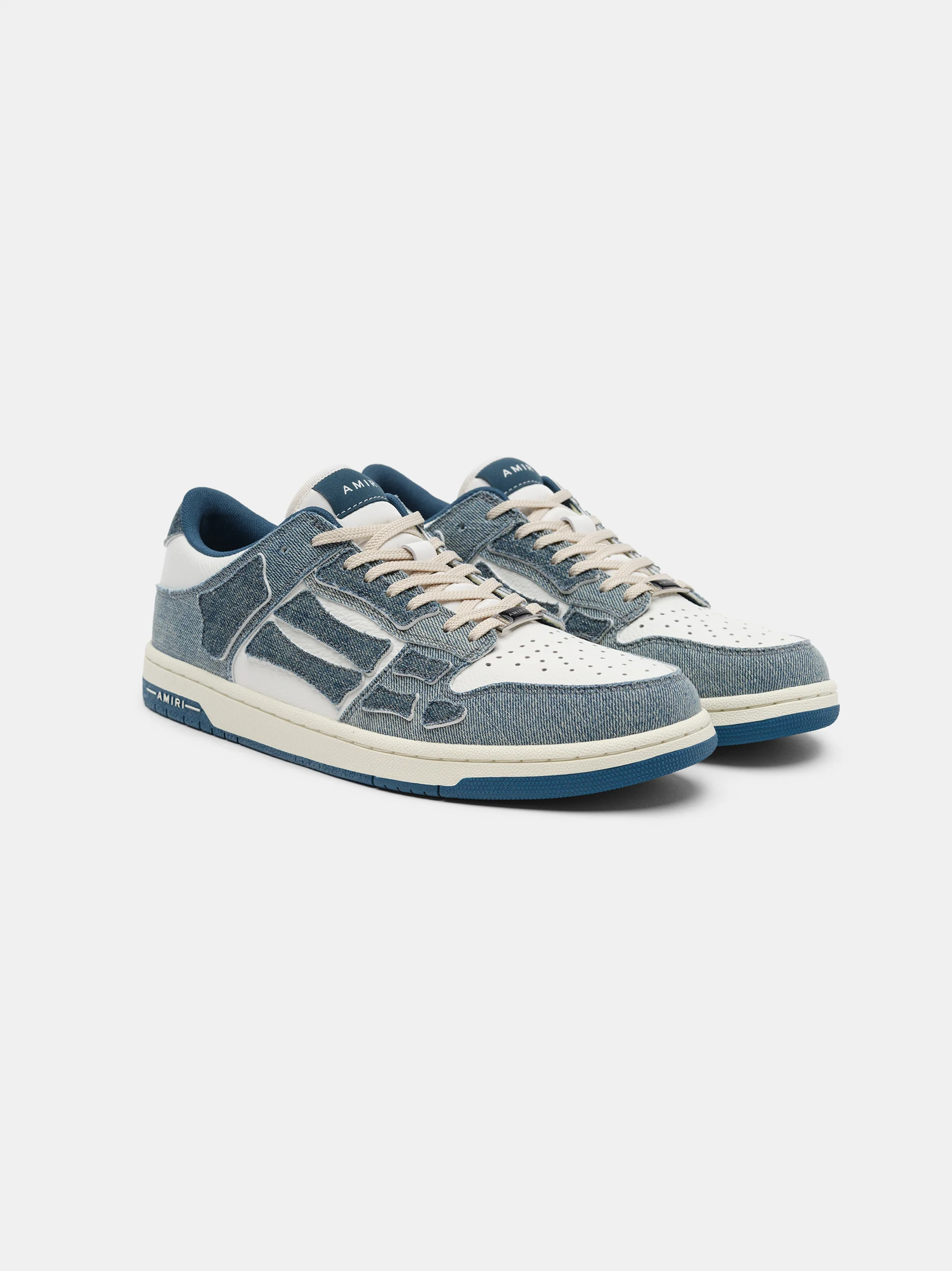 AMIRI VINTAGE DENIM SKEL-TOP LOW - Slate Blue