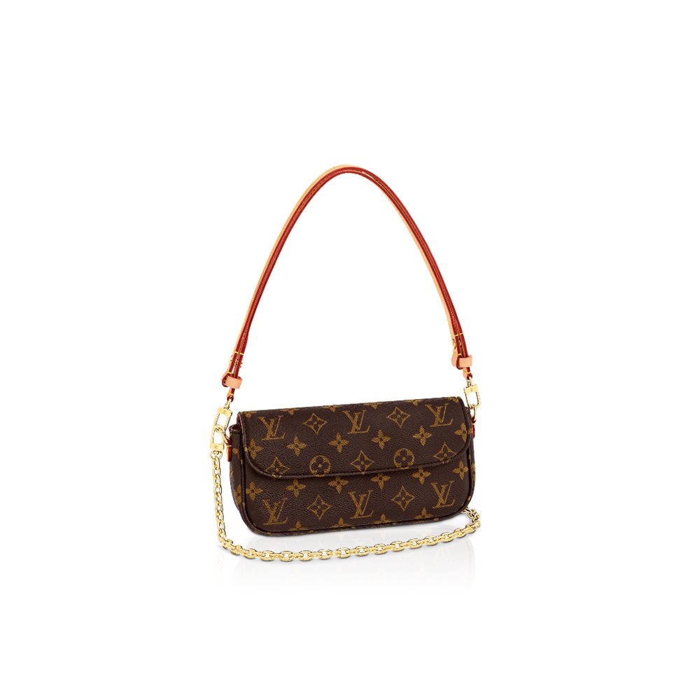 Louis Vuitton LV Leather Baguette Shoulder Handbag M82210&M81911