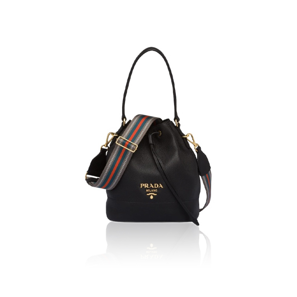 Prada Drawstring Cowhide Bag