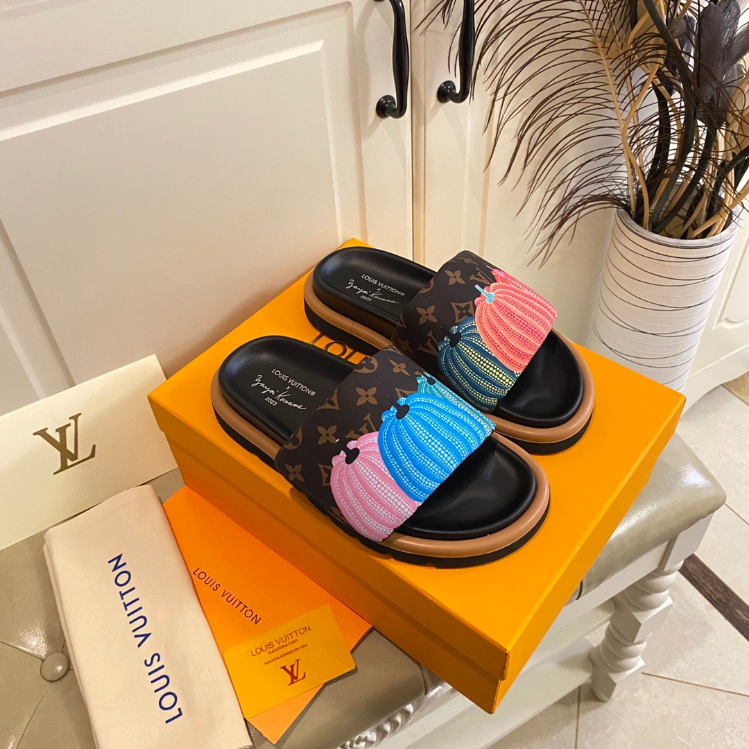 Louis Vuitton LV Pillow Yayoi Kusama Slide Sandal