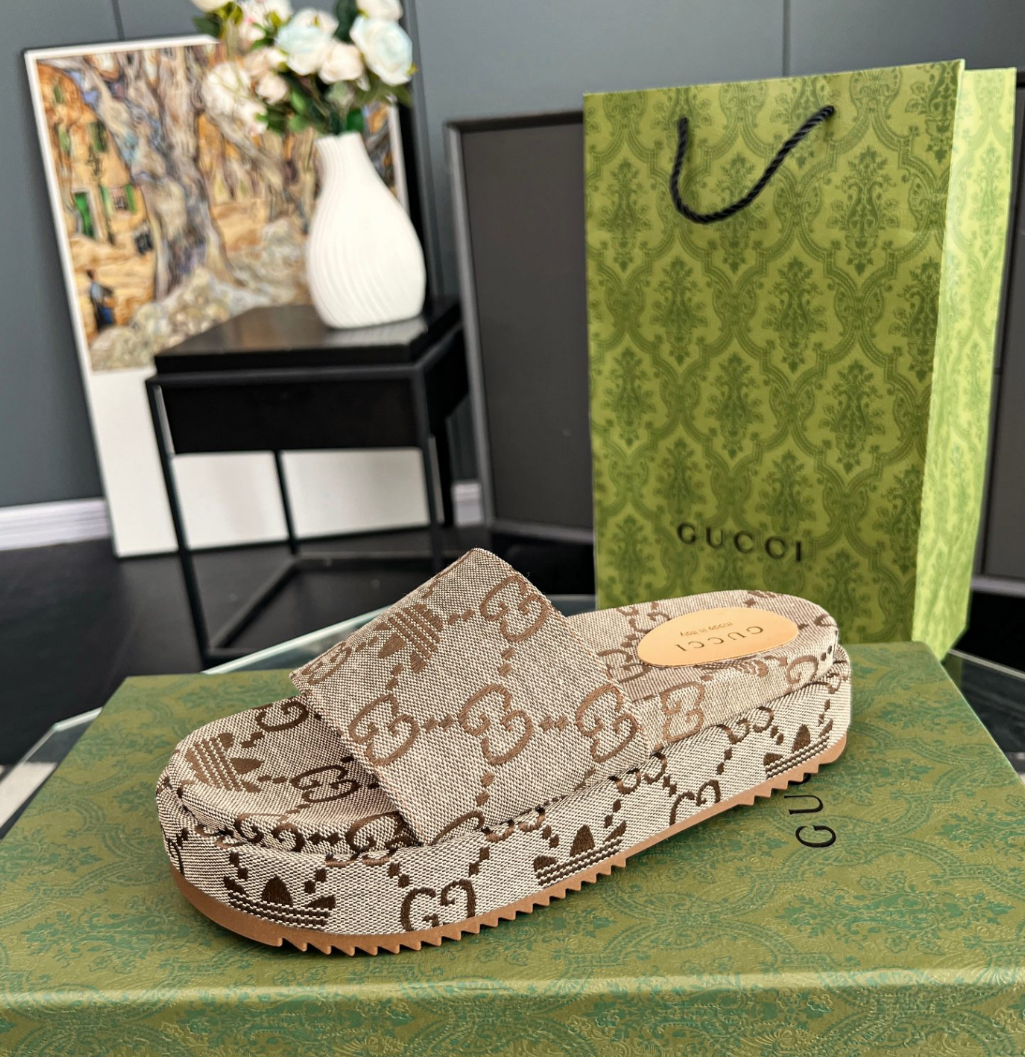 Adidas collaboration classic brown retro canvas slippers