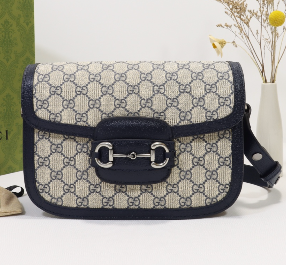 GUCCI 1955 Horsebit Shoulder Bag