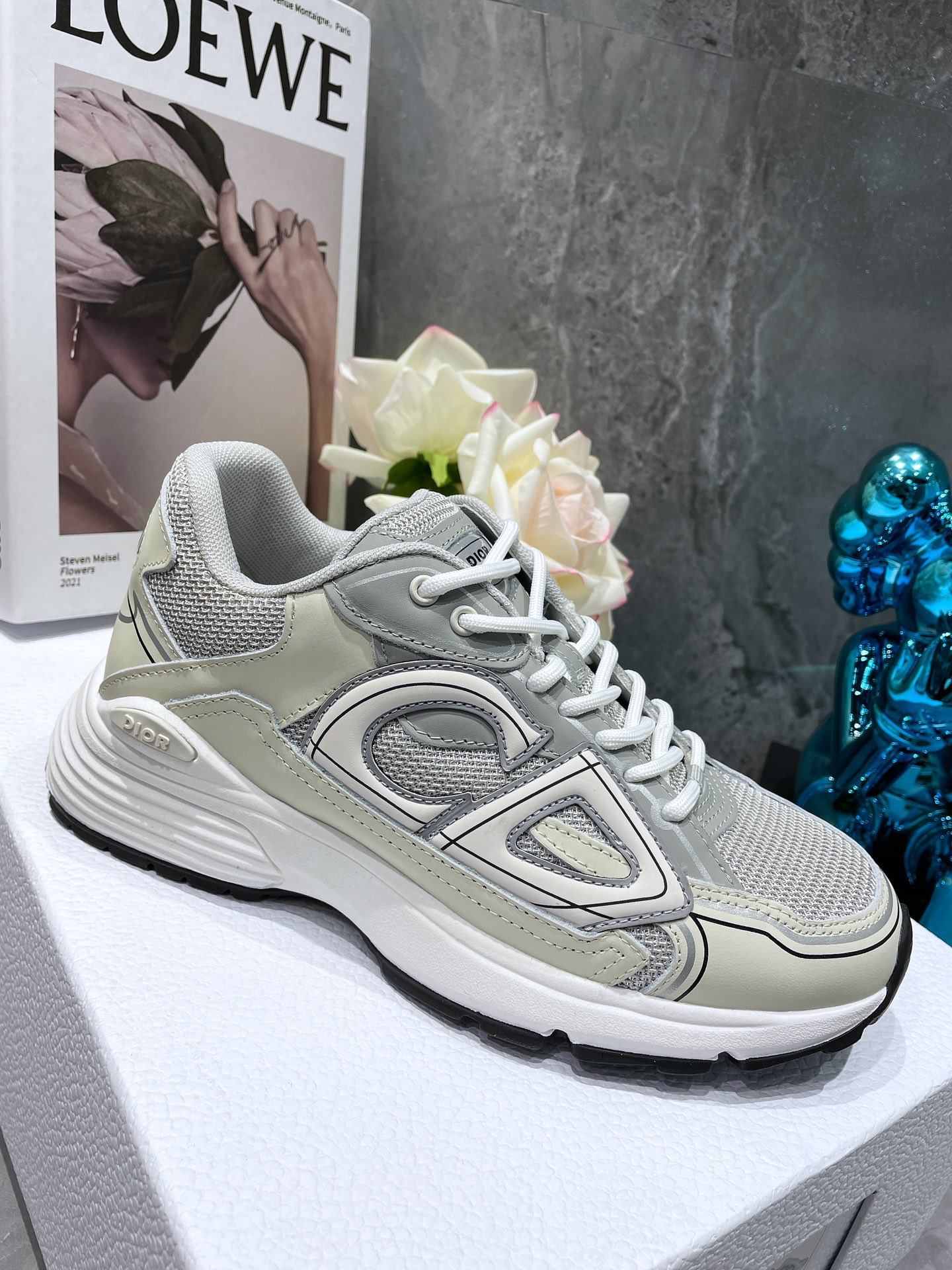 Dior B30 Dad Sneakers Gray (AA Normal Quality Version)