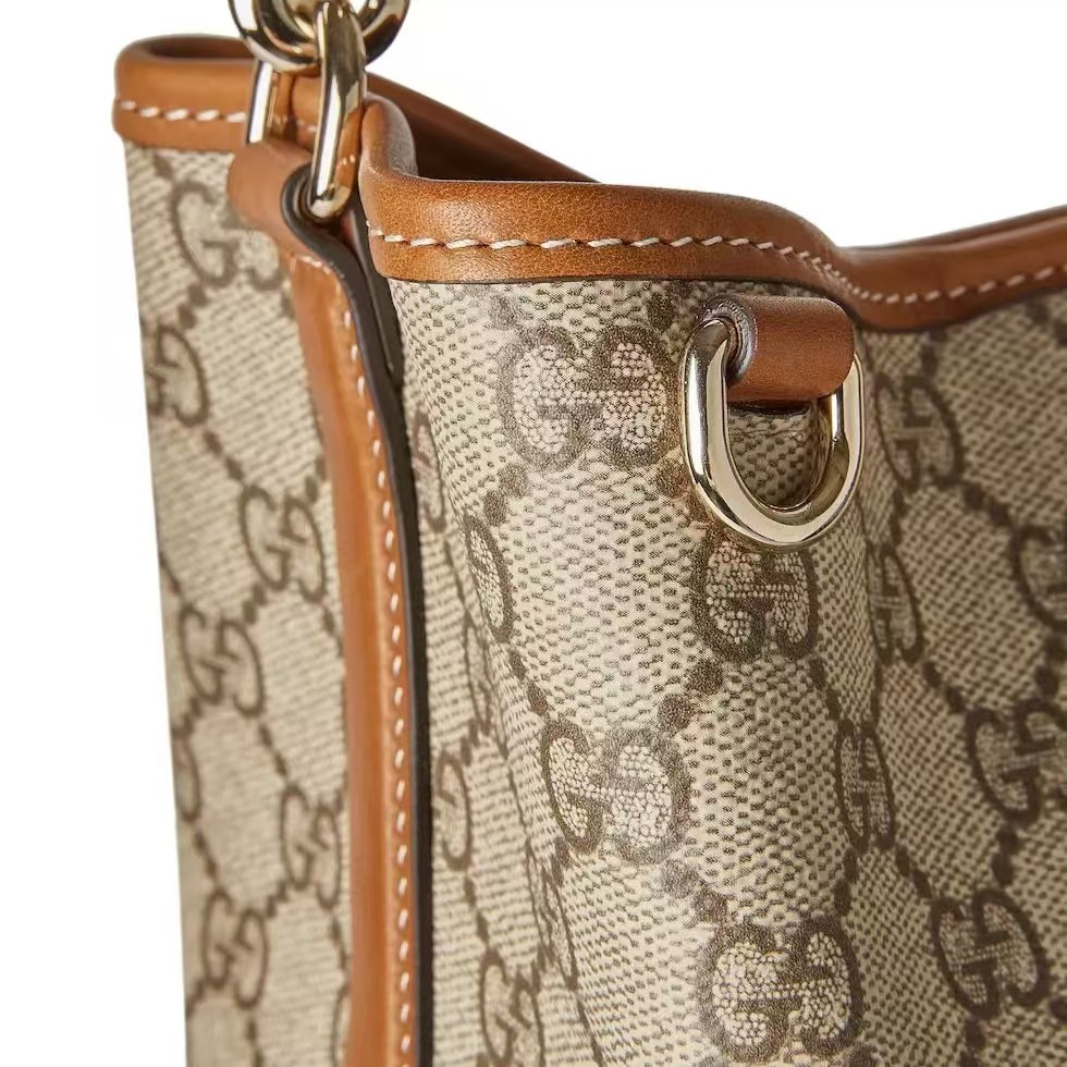 GUCCI Emblem mini bucket bag