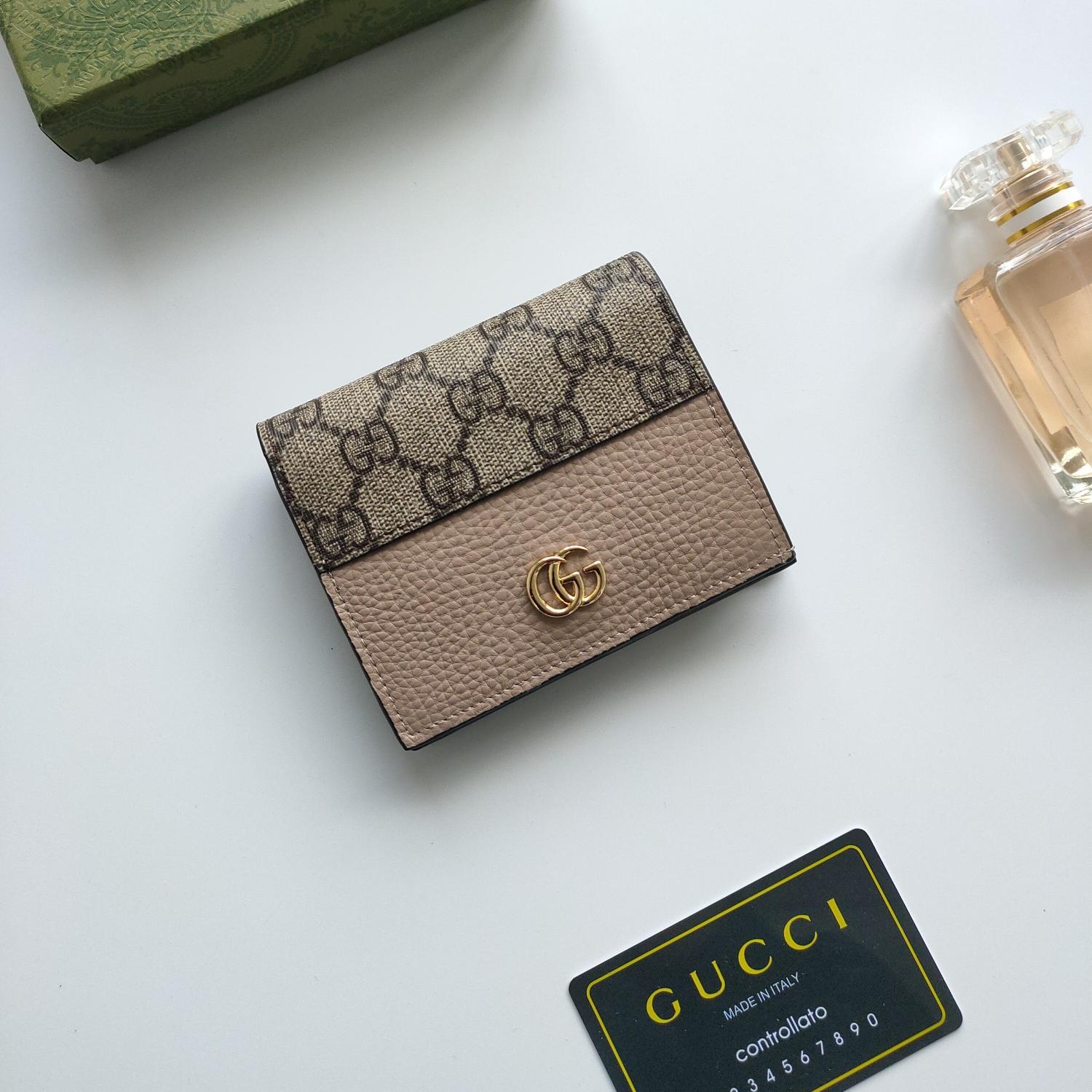 Gucci Unisex GG Marmont Card Case Wallet