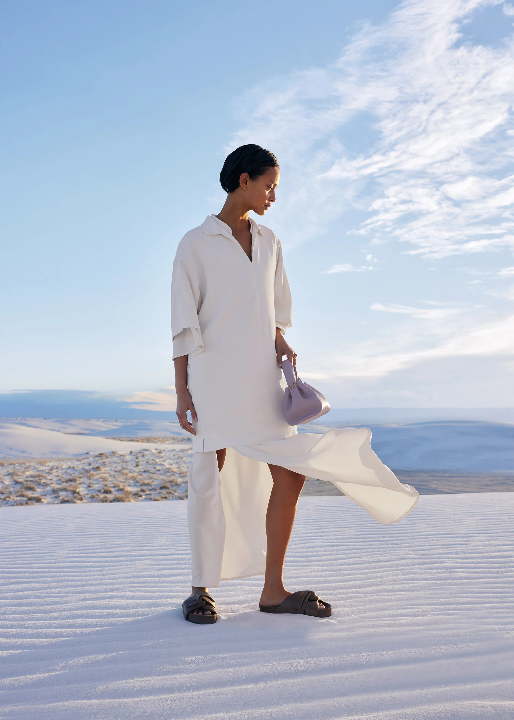 Polène Numéro Neuf Mini - Textured Mauve