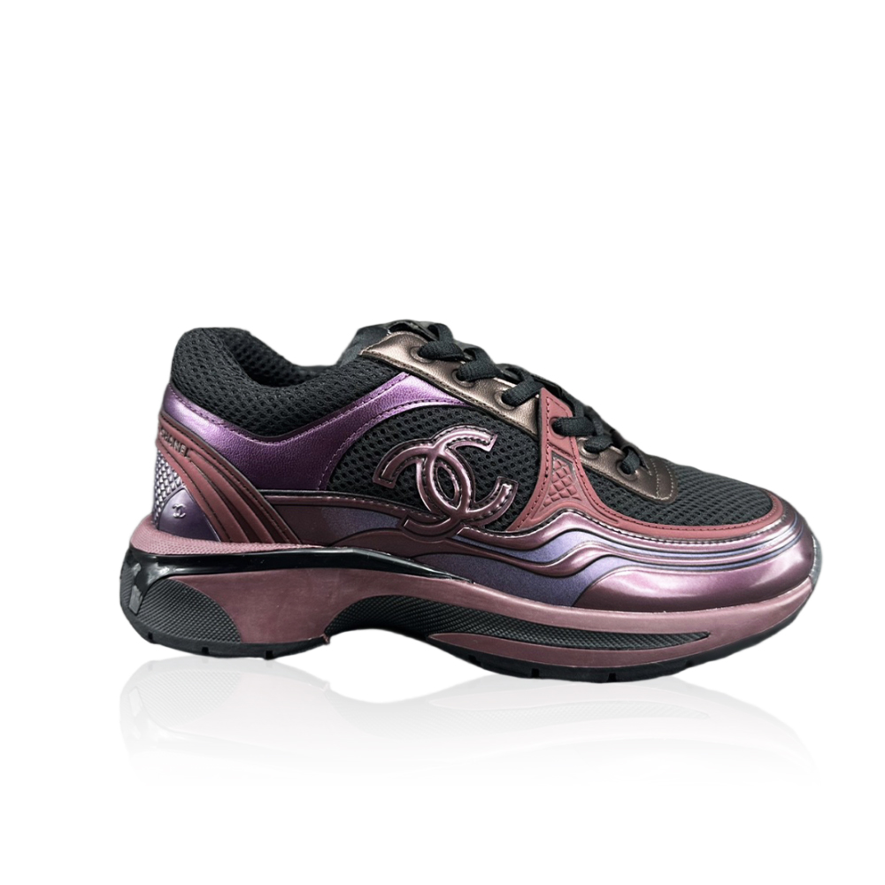 Chanel Silver Horn King series running shoes