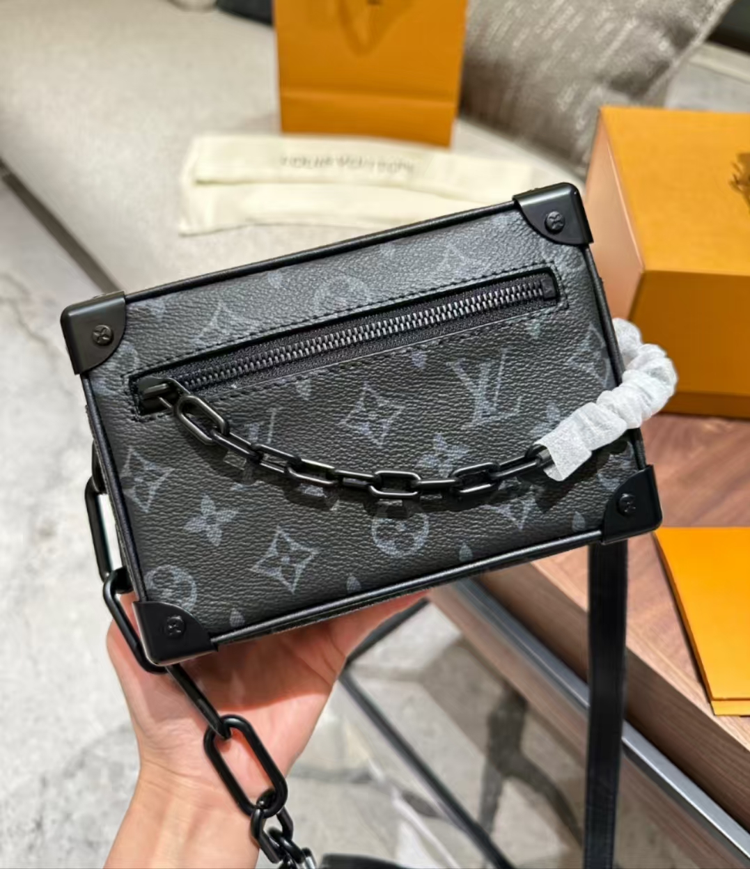 Louis Vuitton LV Box Pack Black Warrior