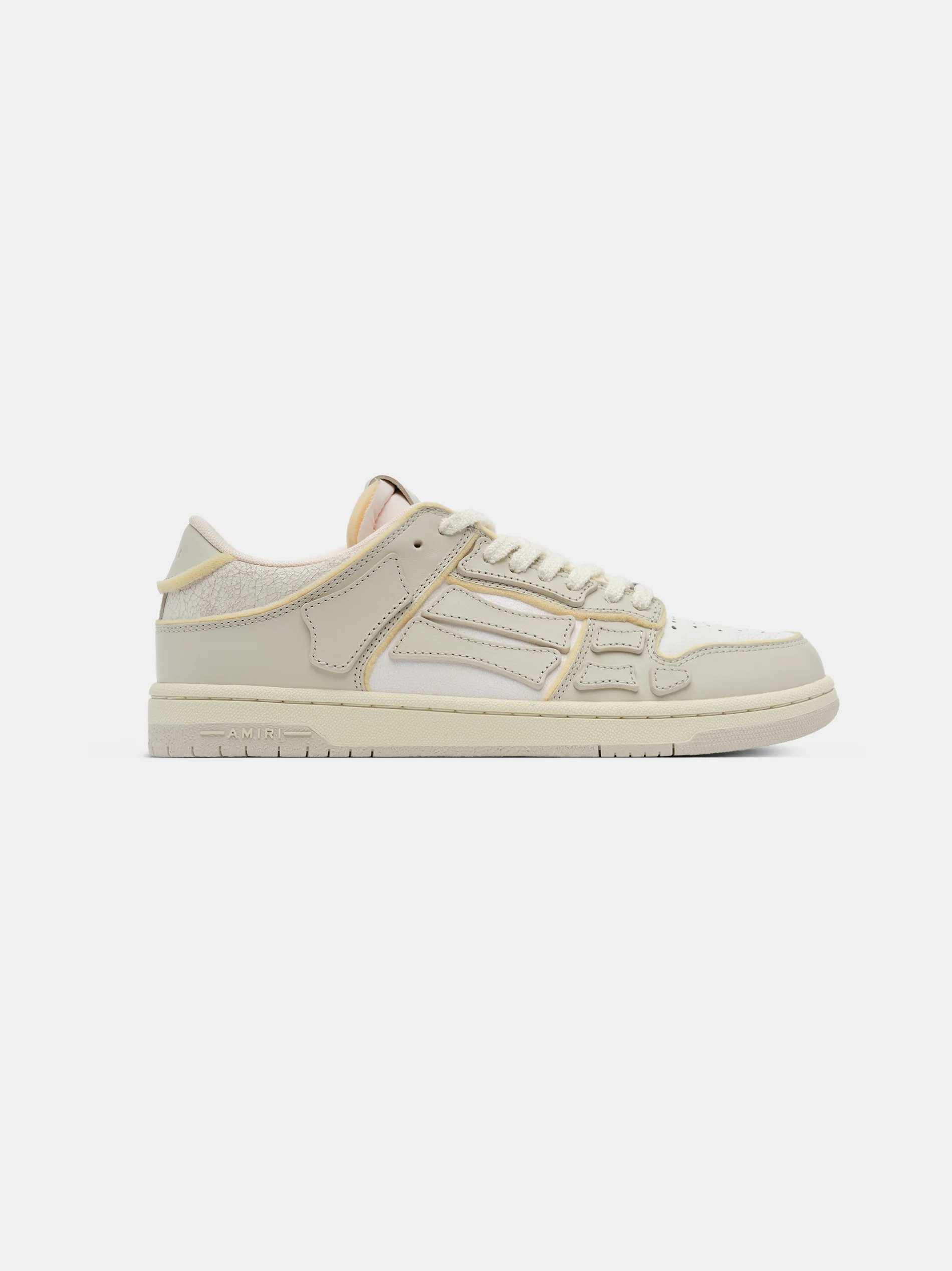 AMIRI WOMEN - WOMEN'S COLLEGIATE SKEL-TOP LOW - Birch White