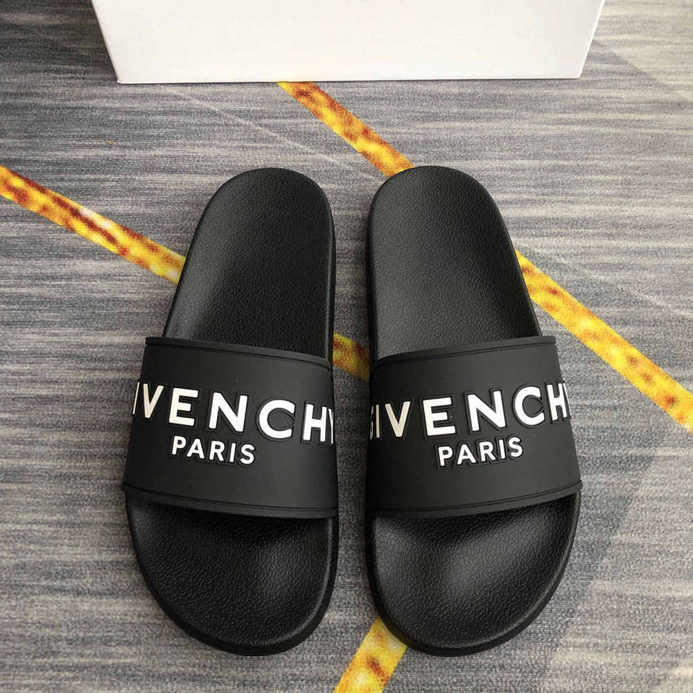 Givenchy Rubber Logo flip-flops Slide Sandal