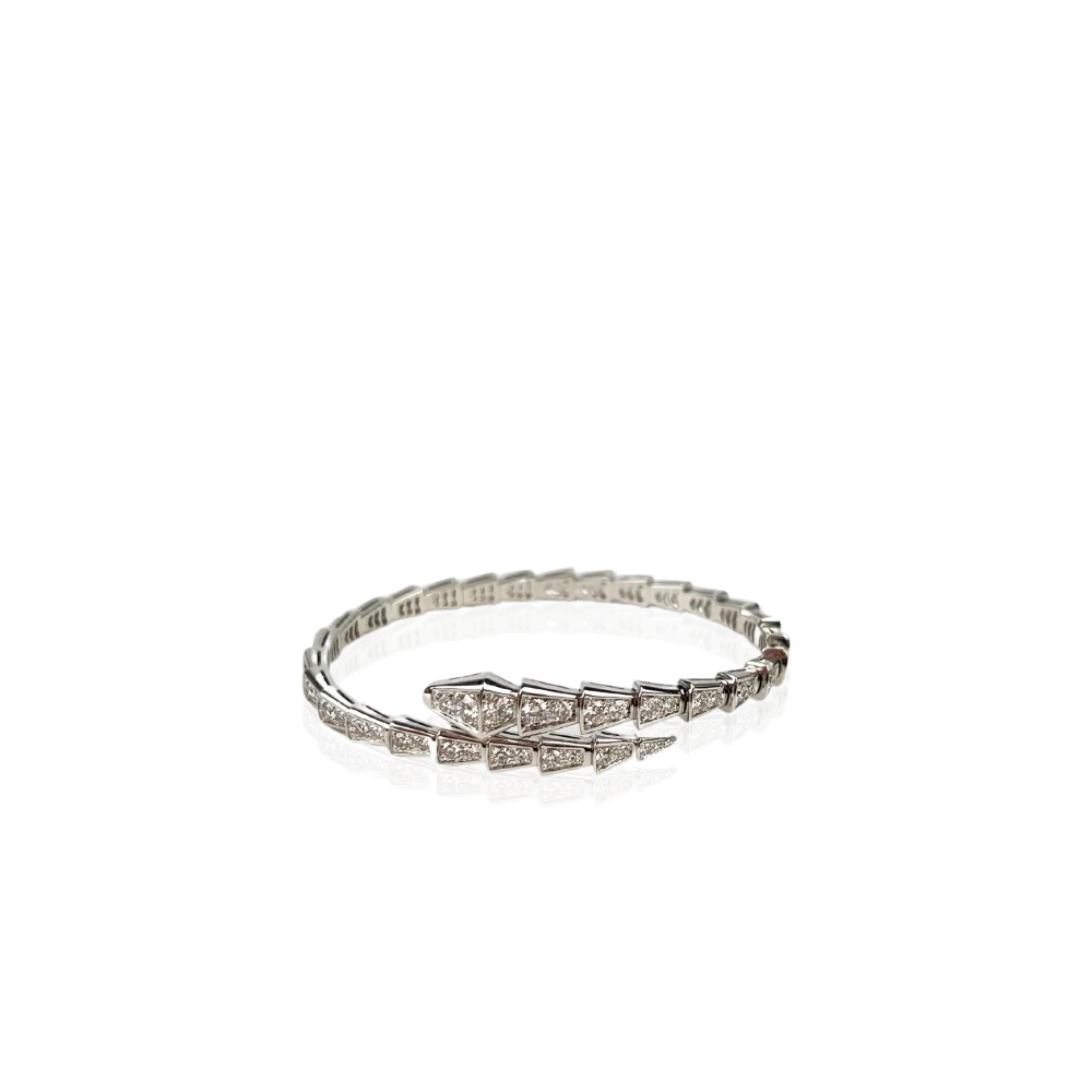 Bvlgari Serpenti Viper Bracelet White Gold