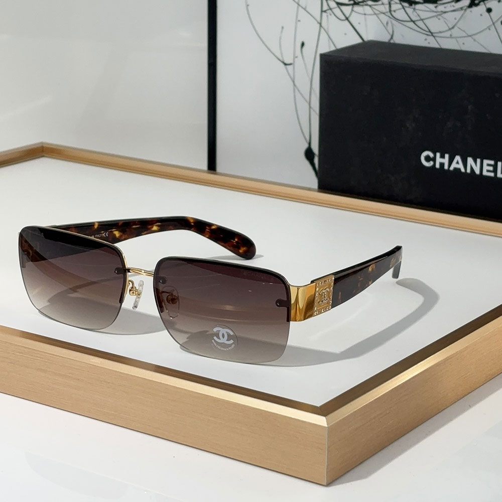 Chanel  Half frame Sunglasses Top quality