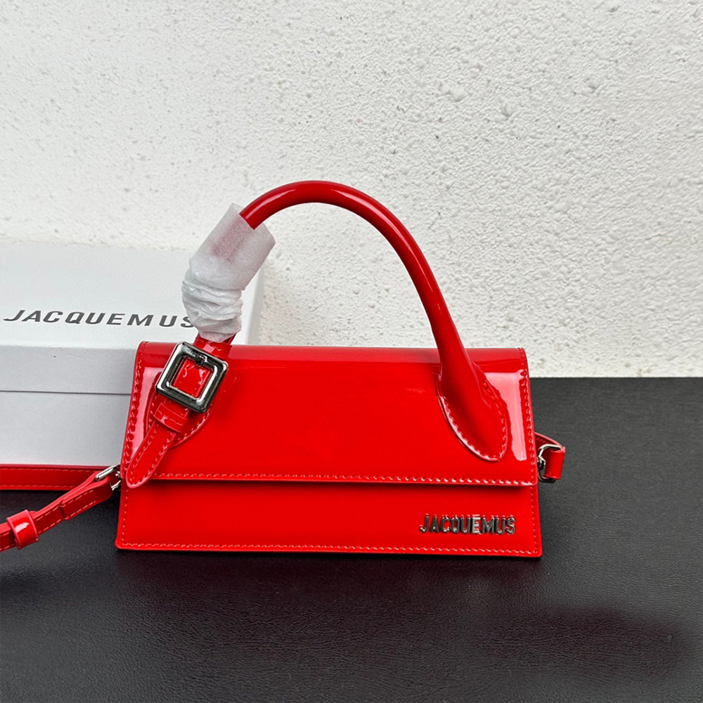 JACQUEMUS Le Chiquito Long Boucle leather shoulder bag