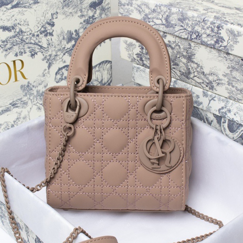 Dior The LADY DIOR Bag MINI SIZE(17*15*7cm) AAA Quality