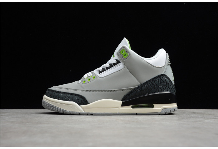 AIR JORDAN 3 RETRO ??CHLOROPHYLL???? 136064 006