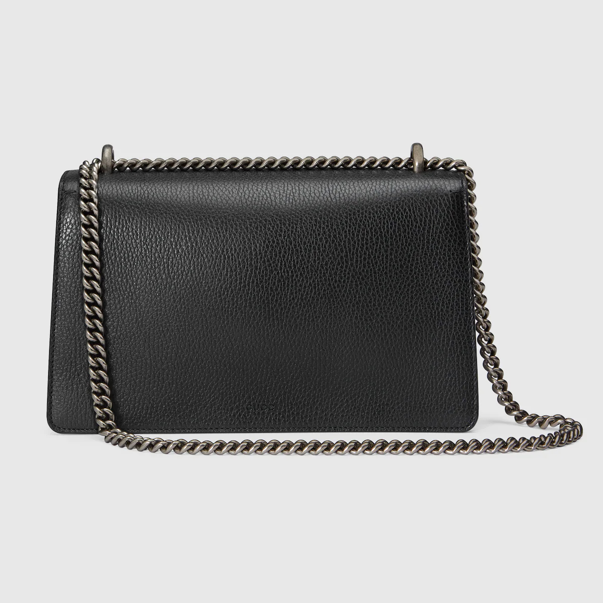 Gucci DIONYSUS GG Black Leather Small Shoulder Bag