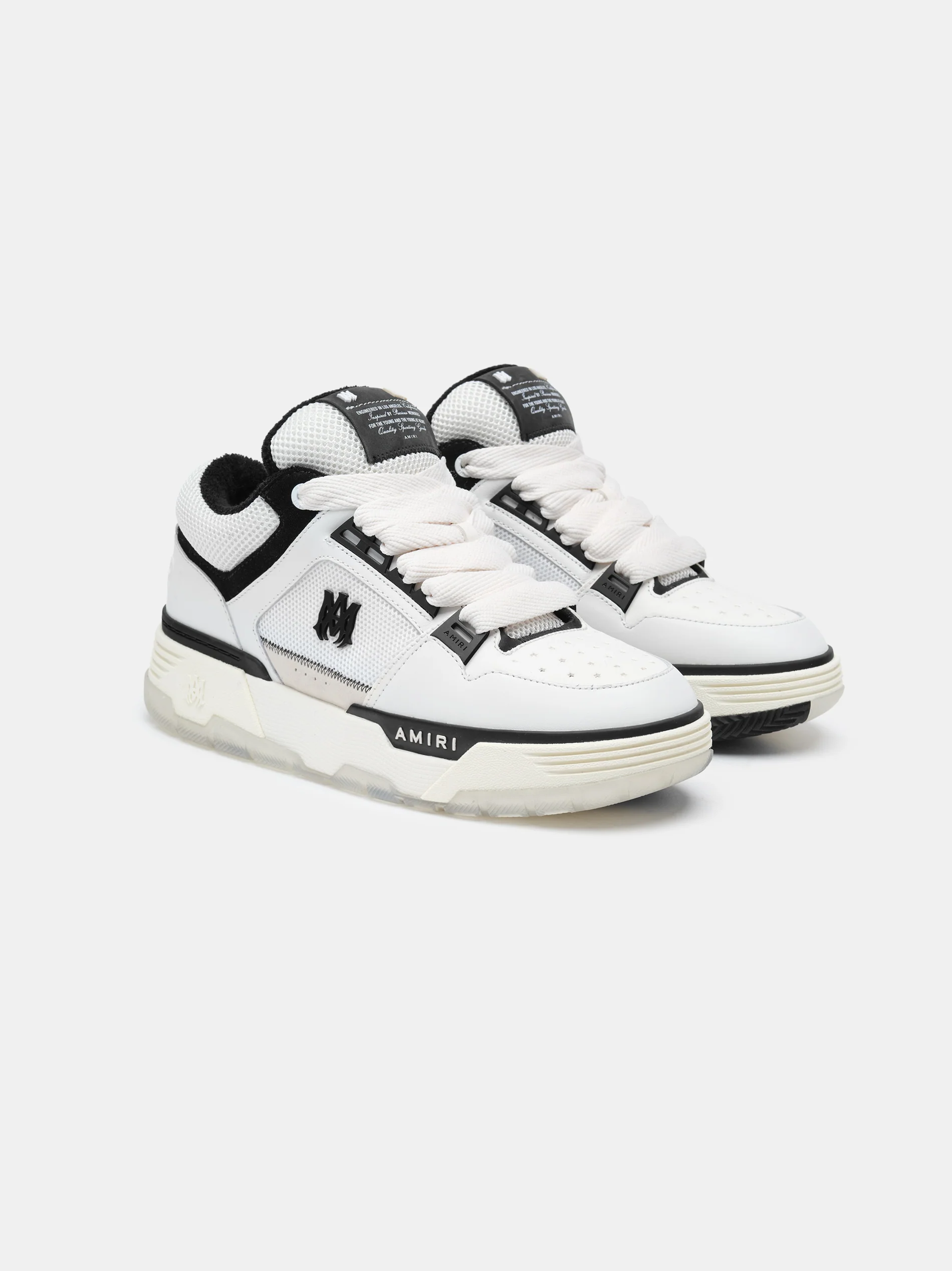 AMIRI WOMEN - WOMEN'S MA-1 - WHITE BLACK