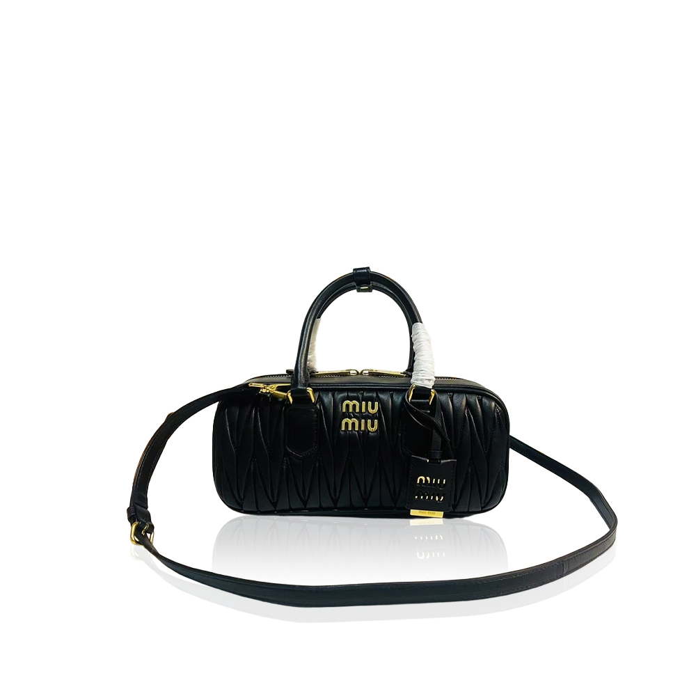 Miumiu Arcadie matelassé nappa leather bag