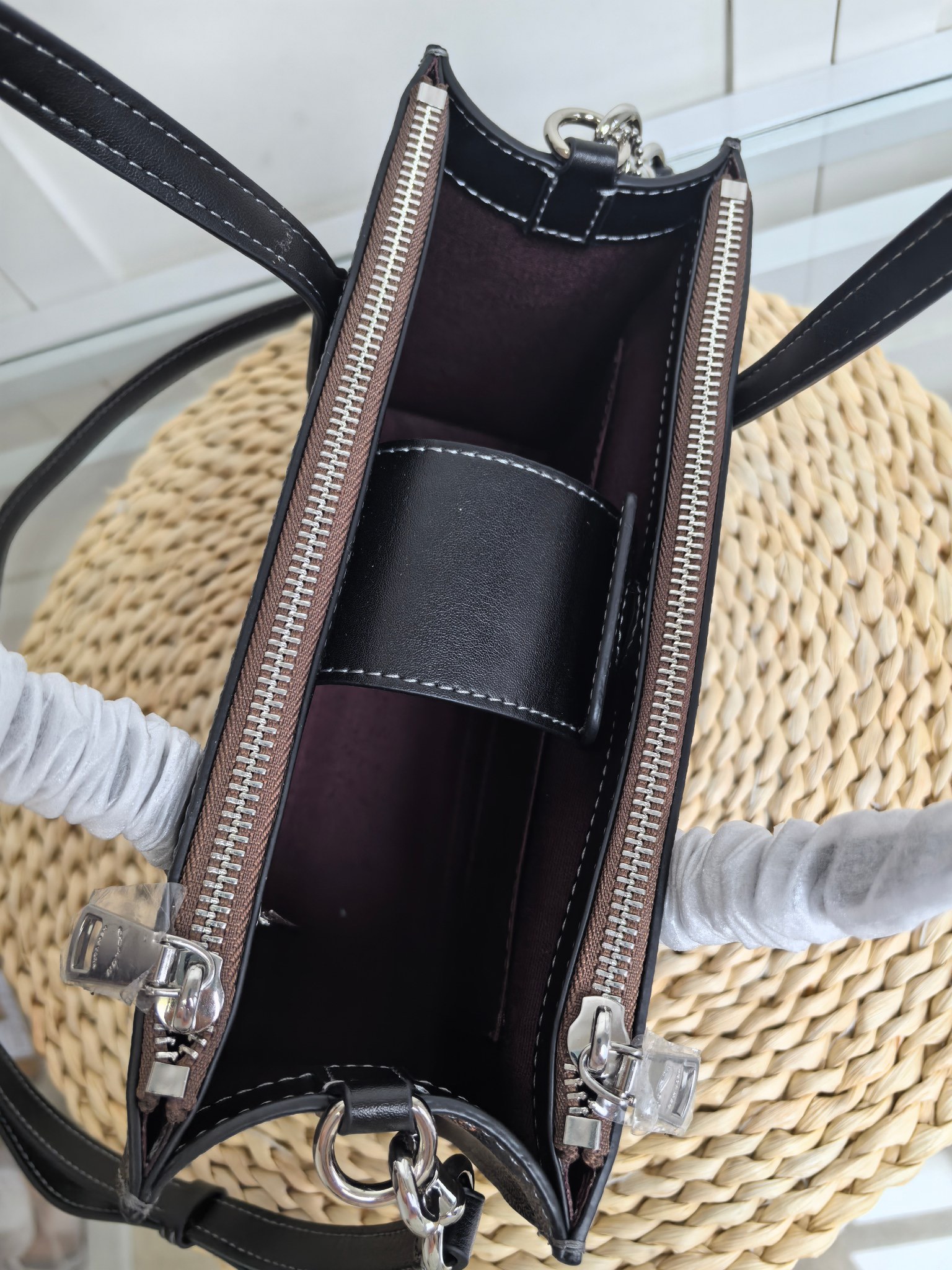 Coach Canvas Tote Crossbody Bag