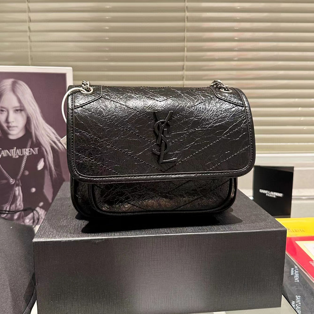 Saint Laurent Niki Baby In Vintage Leather