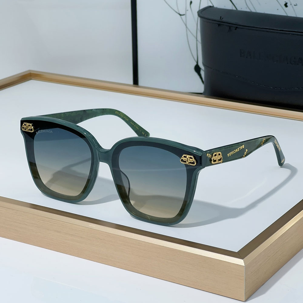 Balenciaga Mirror leg Logo sunglasses Top quality