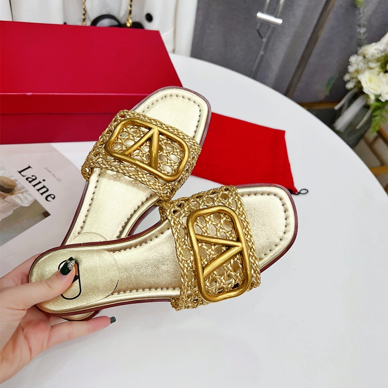 Valentino Comfortable Trend Flip-Flops Slide Sandal