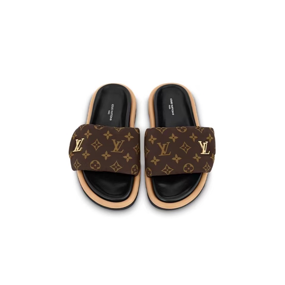 Louis Vuitton LV Pollow Nylon Velcro Slide Sandal