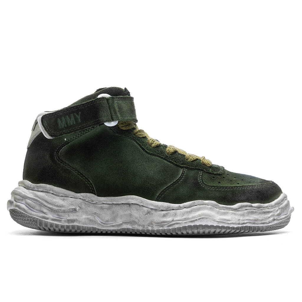 MIHARA YASUHIRO Wayne Brushed Suede High - Green