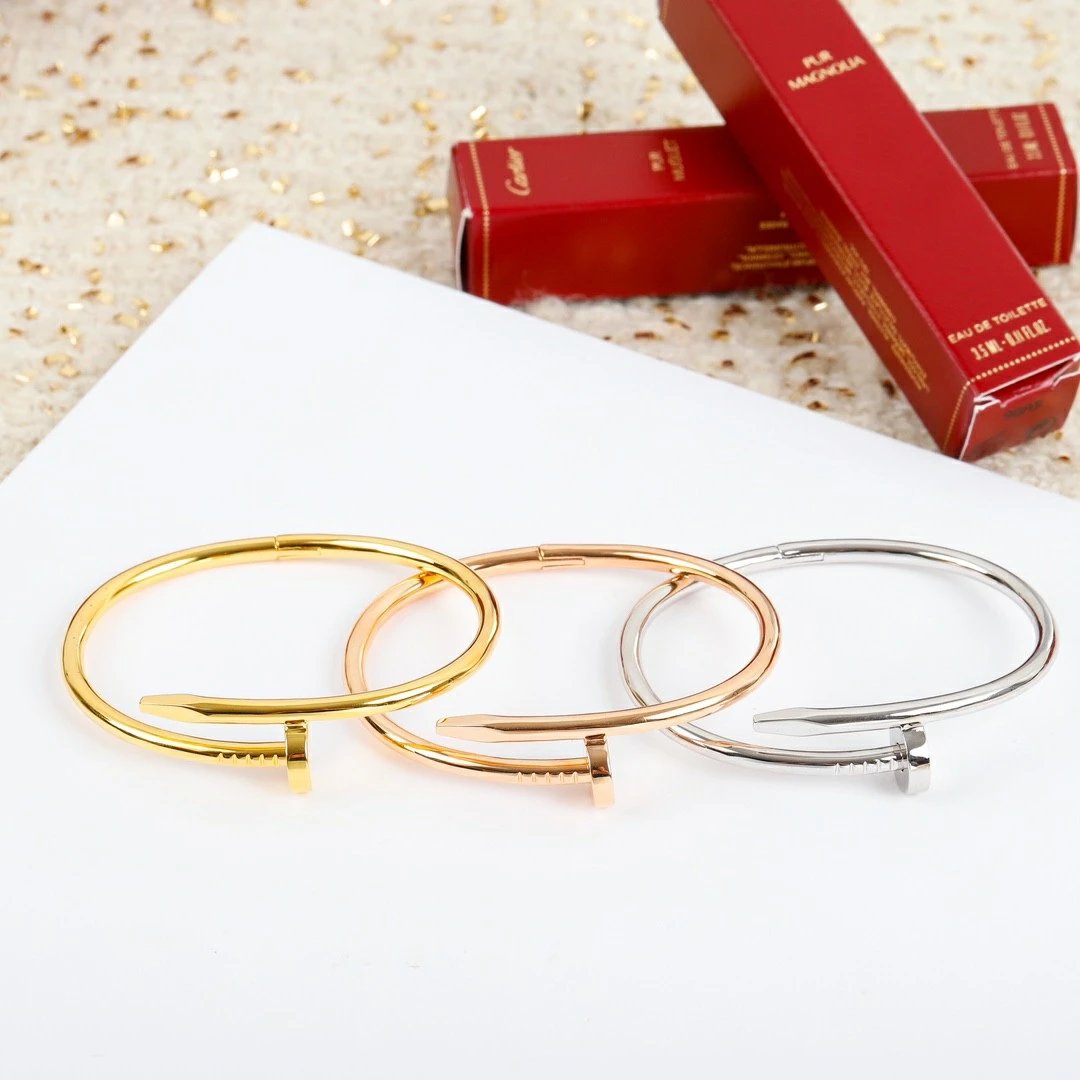 Cartier 3-color JUSTE UN CLOU bracelet Jewelry