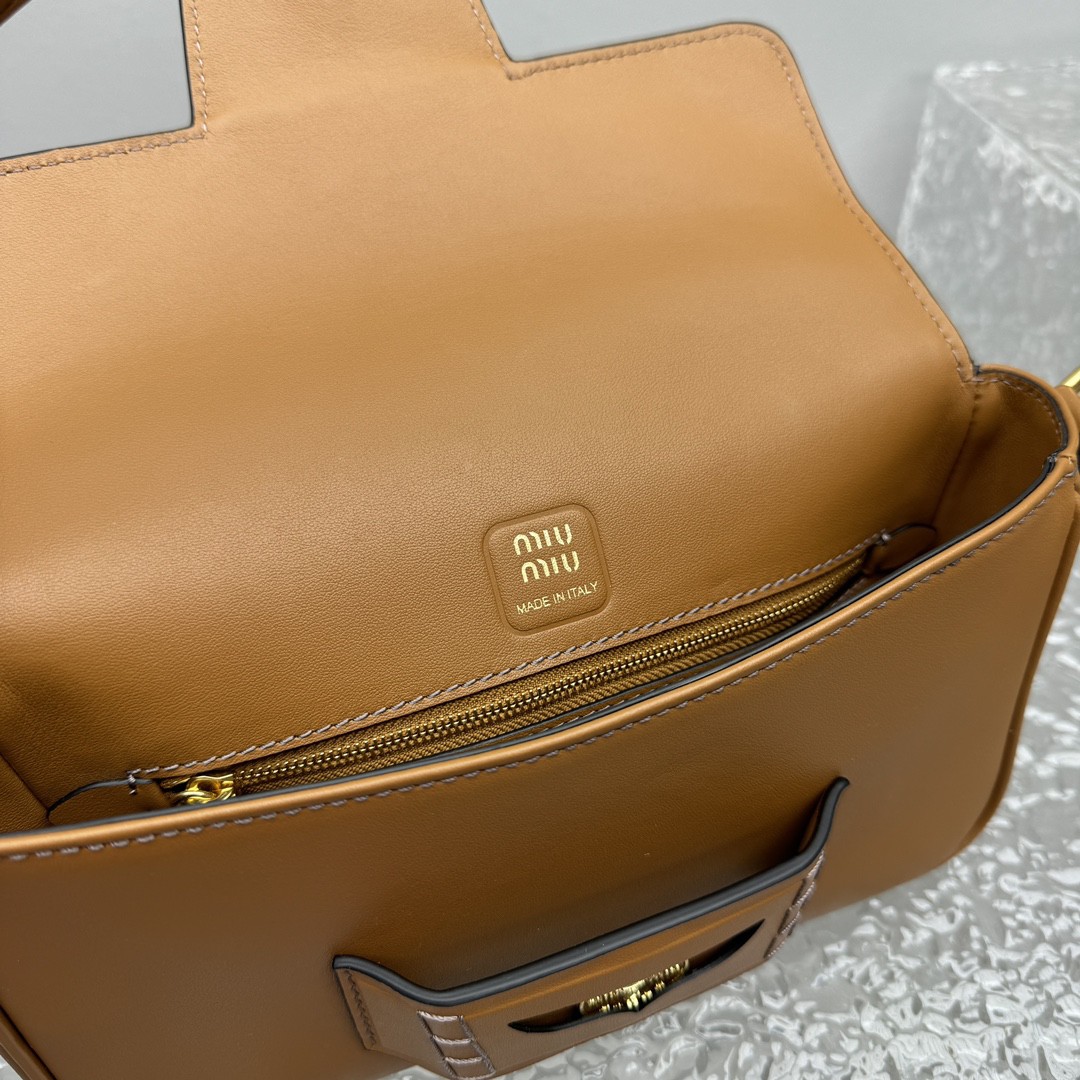 Miumiu Penny leather bag