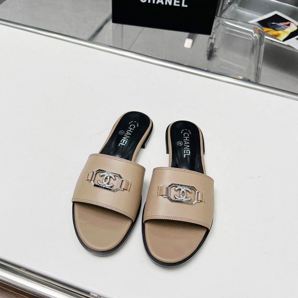 Chanel Flat Opflopsen-toed Flip-flops Slide Sandal
