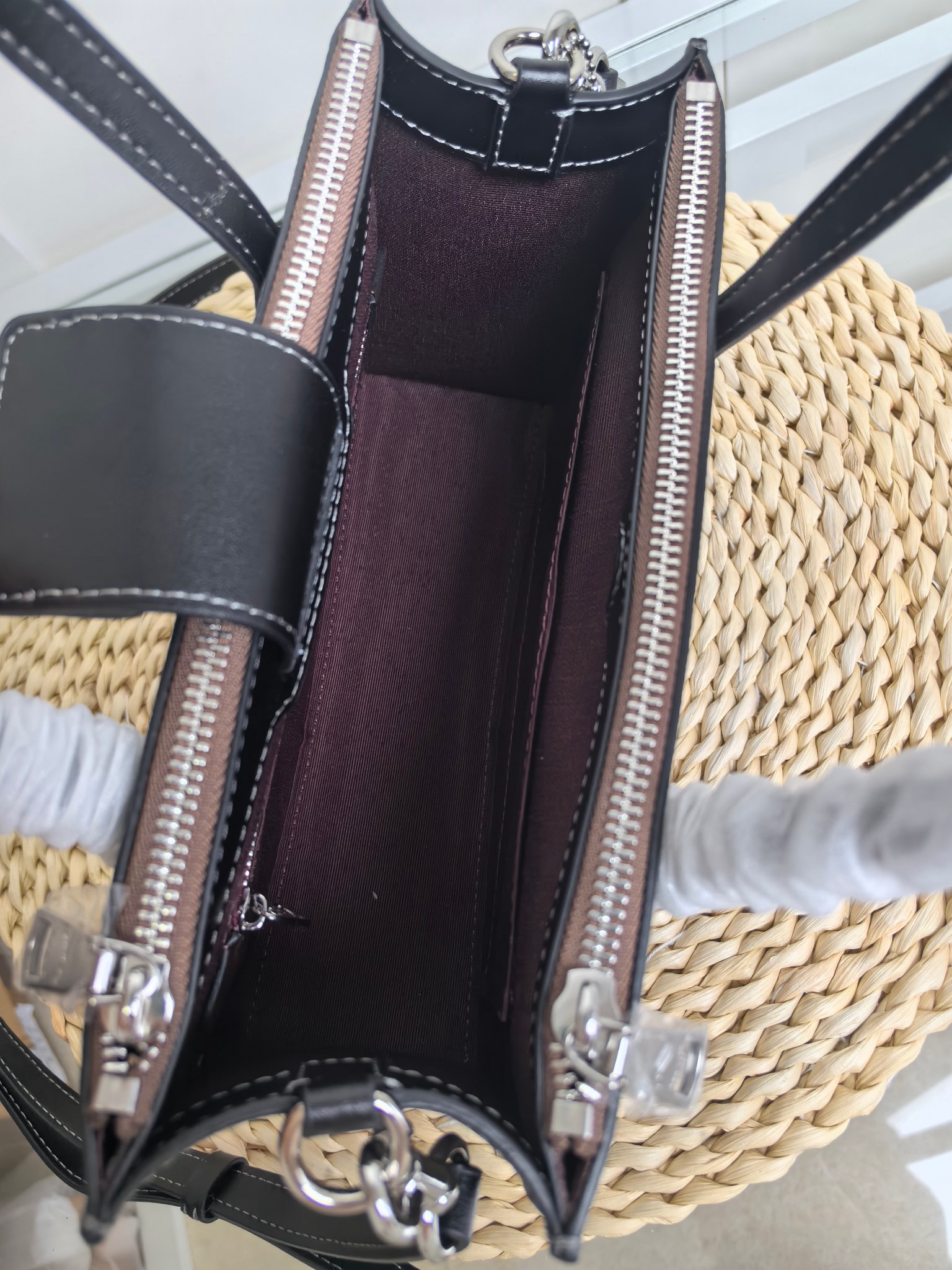 Coach Canvas Tote Crossbody Bag