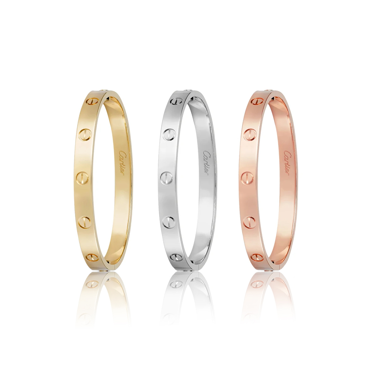 Cartier LOVE bracelet brushed finish Jewelry