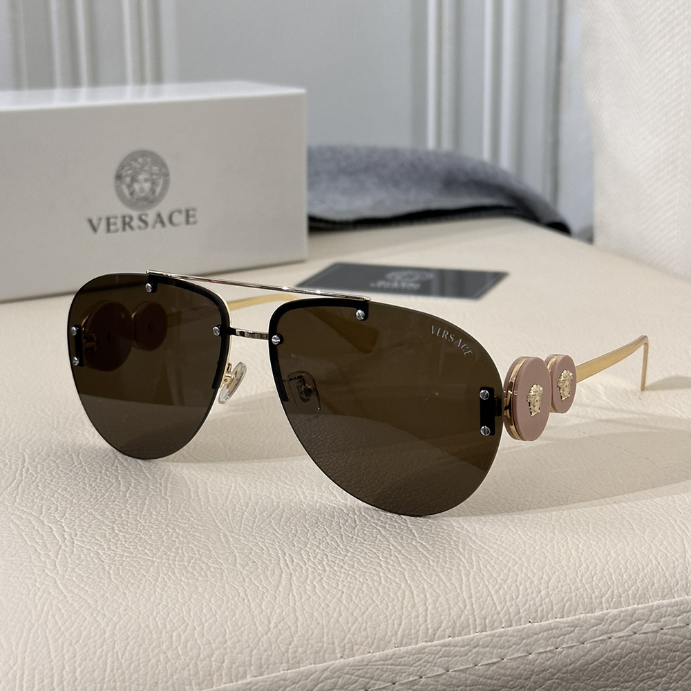 Versace  Rimless Sunglasses Top Quality