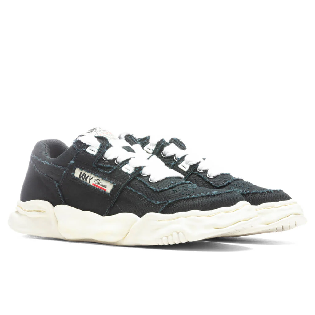 MIHARA YASUHIRO Parker Low OG Sole Canvas Sneaker Perforated - Black