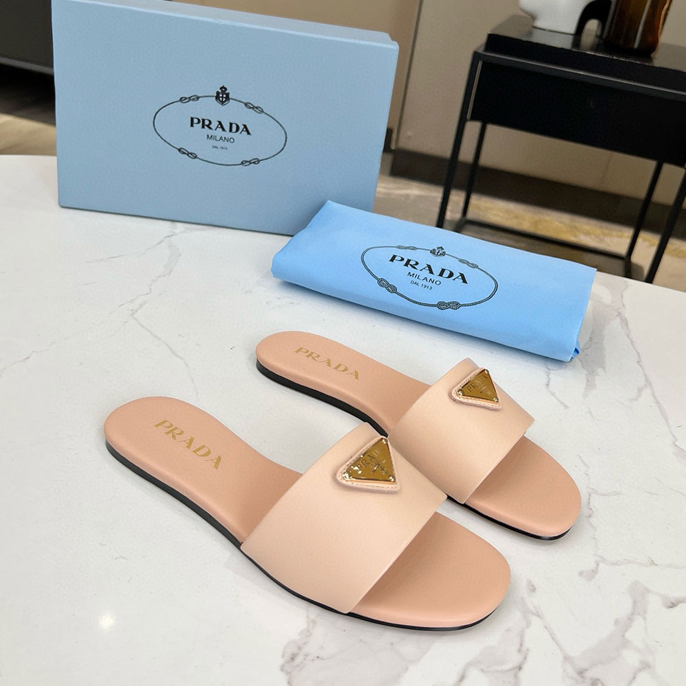 Prada Everything Goes With fFip-flops Slide Sandal