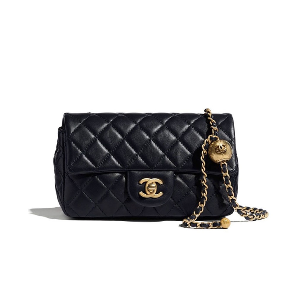 Chanel CF Calfskin Golden Ball 20CM