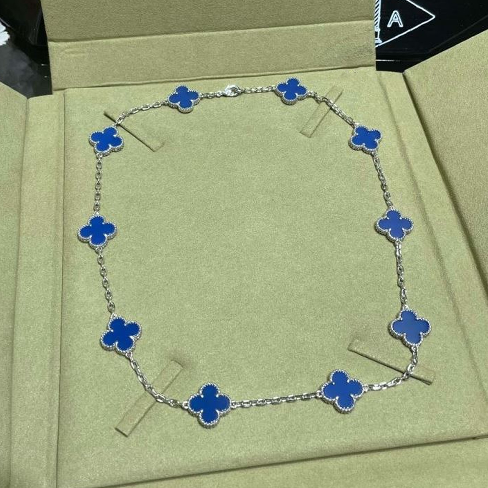 Van Cleef & Arpels Vca Cross Flower Necklace Jewelry