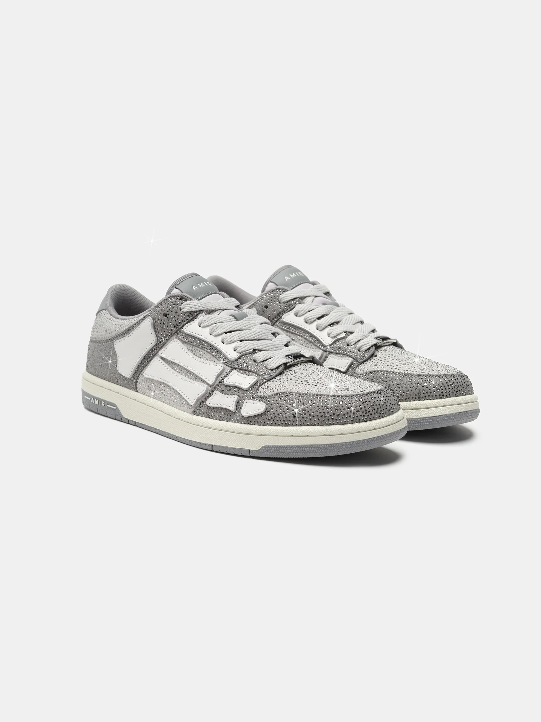 AMIRI CRYSTAL SKEL-TOP LOW - Grey