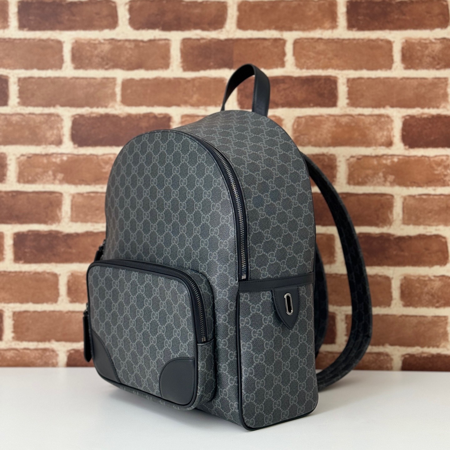 GUCCI Emblem GG medium backpack