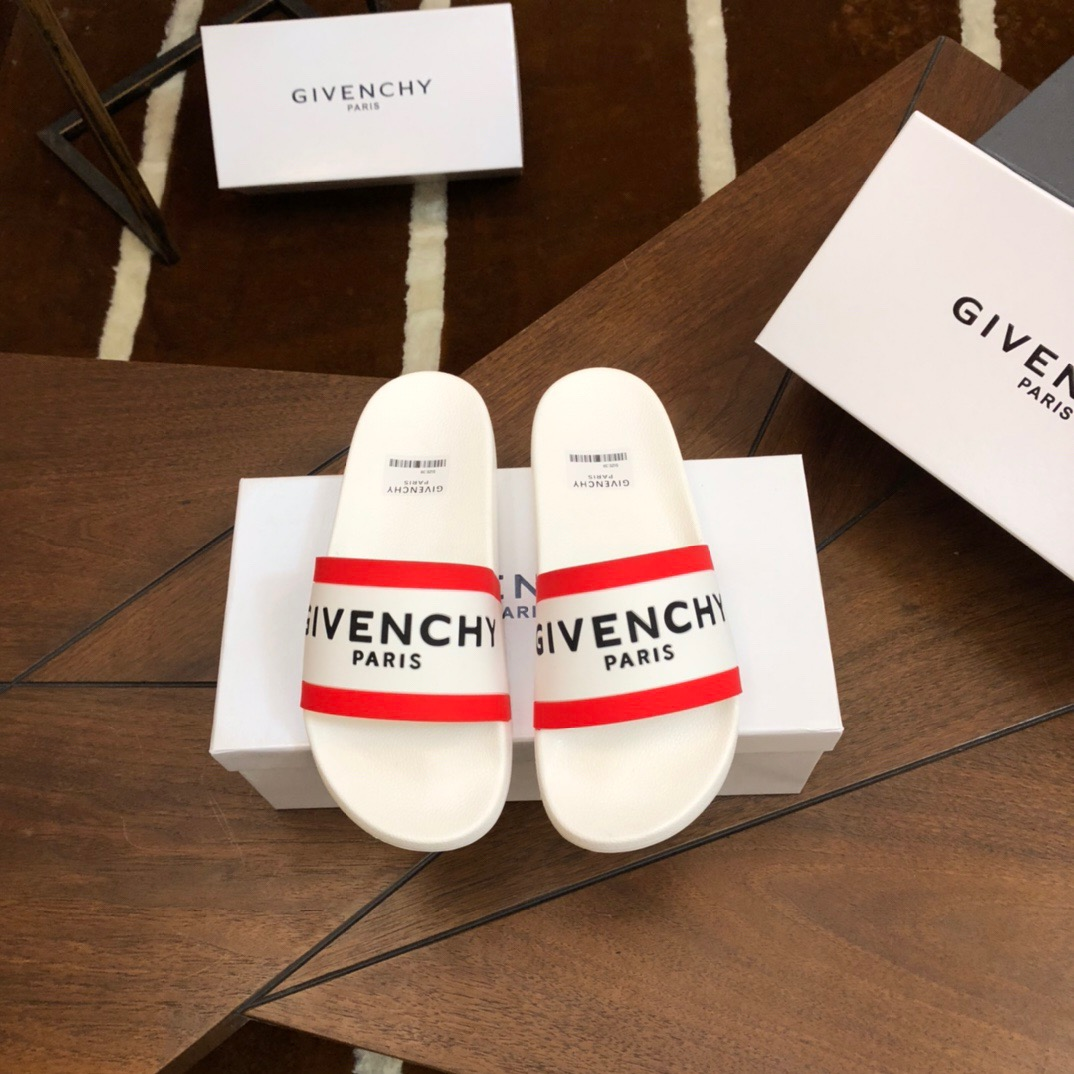 Givenchy Rubber Logo flip-flops Slide Sandal