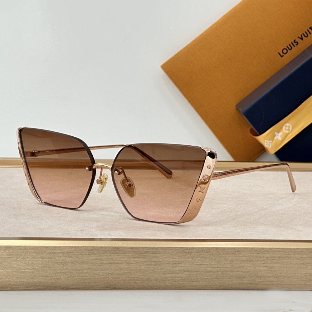 Louis Vuitton LV Metal Frame Sunglasses Top Quality