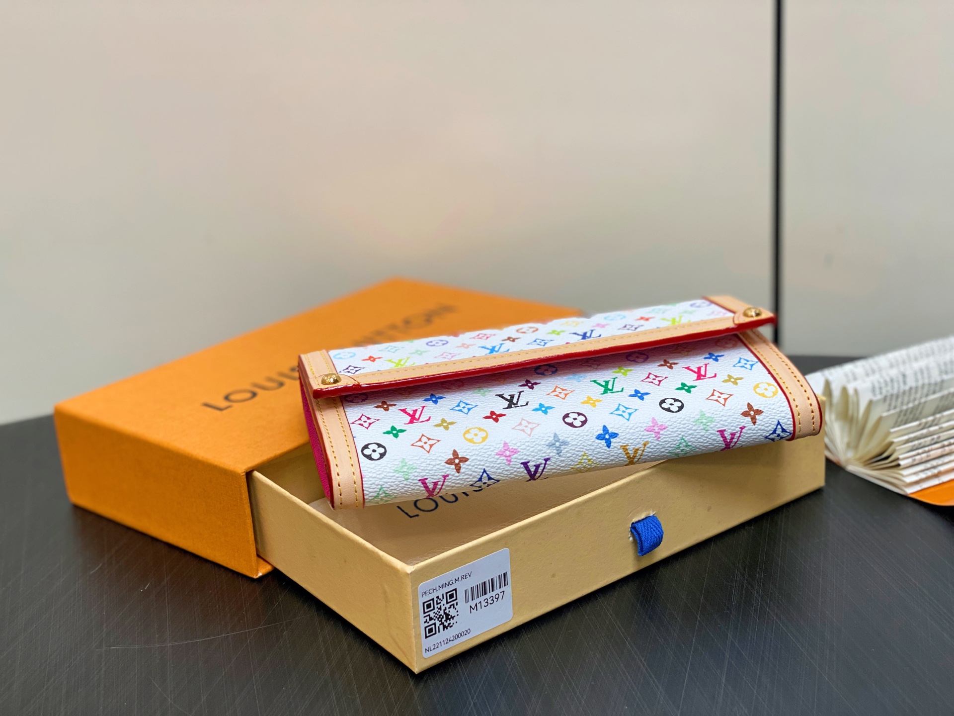 Louis Vuitton x Takashi Murakami Series Flip Wallet