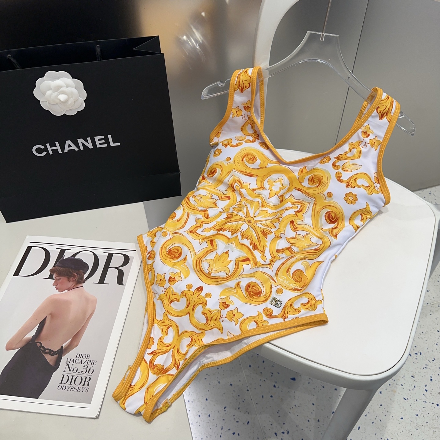 Dolce Gabban one-piece Swimsuit Swimwear