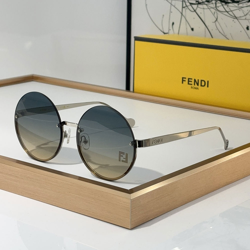 Fendi  Lightweight Round Sunglasses Top quality