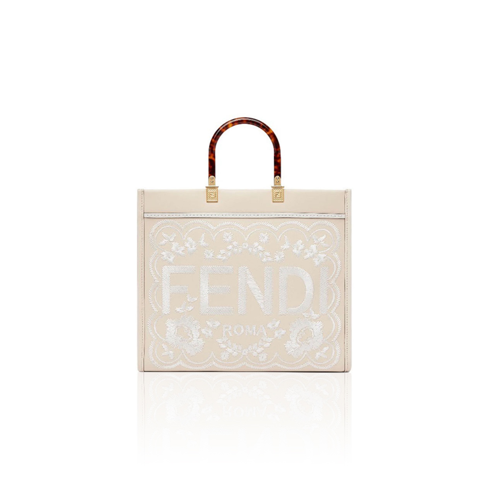 FENDI Sunshine Flower Embroidery Bag Medium