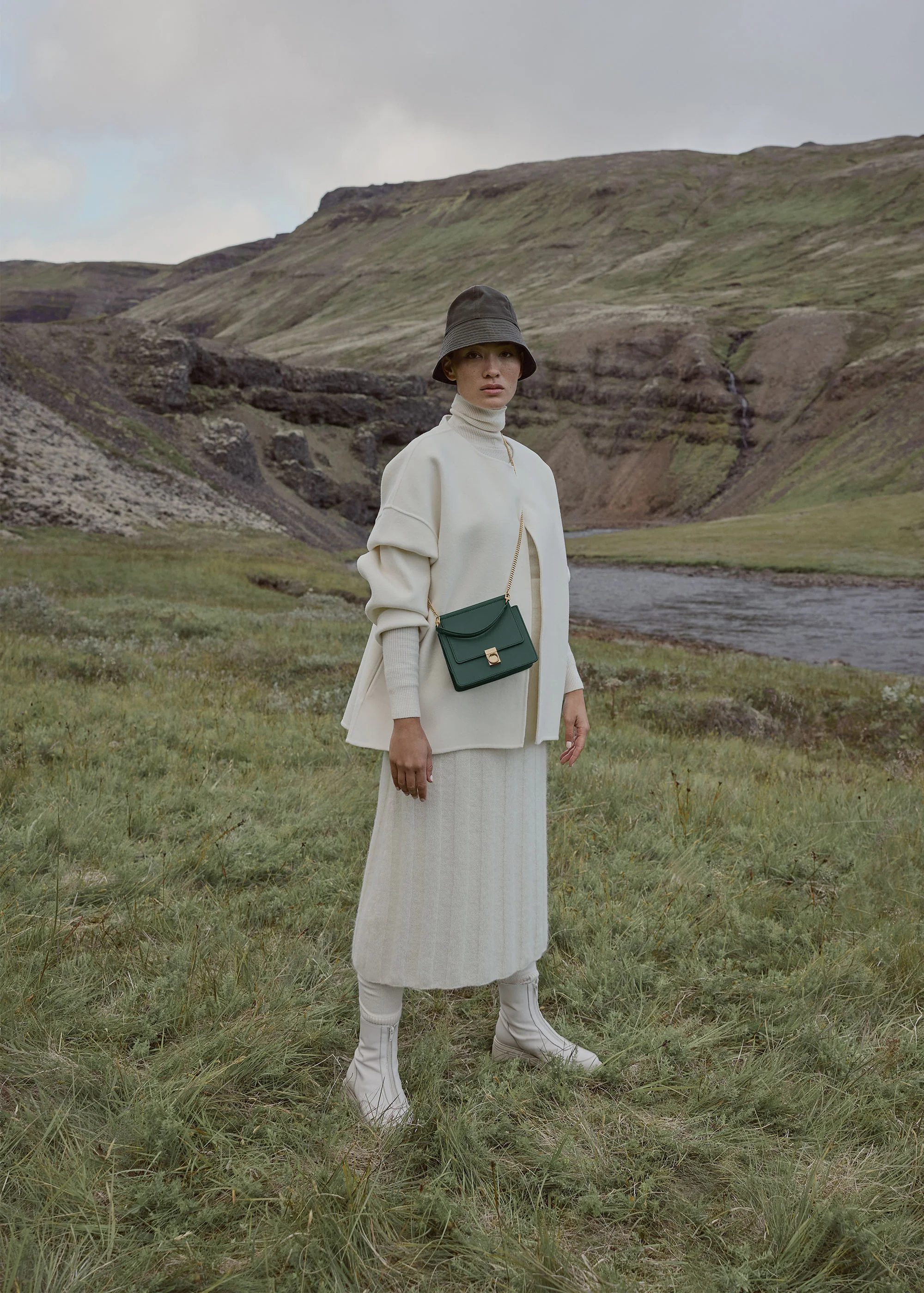 Polène Numéro Sept Mini - Textured Green